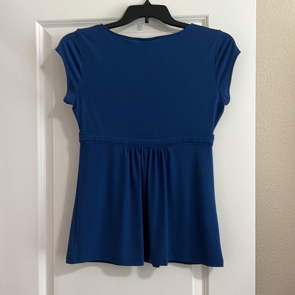 New York & Company Blue blouse - Picture 3 of 3